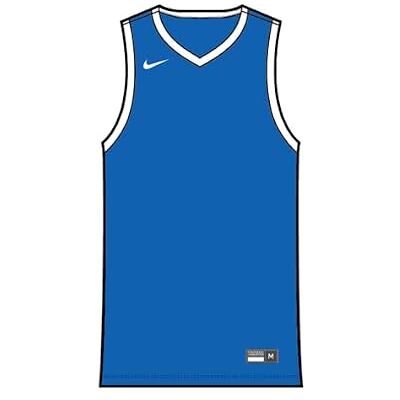 Nike Men's Mens Team25 Basketball Stock Jersey Royal Blue Shirt Nike Men's Mens Team25 Basketball Stock Jersey Royal Blue Shirt