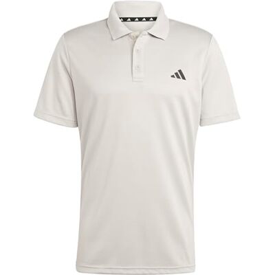adidas Men's Train Essentials Training Polo Shirt, Wonder Alumina, 3XL adidas Men's Train Essentials Training Polo Shirt, Wonder Alumina, 3XL