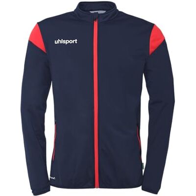 uhlsport Football Squad 27 Classic Unisex Training Jacket Sports Jacket Sweat Shirt without Hood with Zip Pockets uhlsport Football Squad 27 Classic Unisex Training Jacket Sports Jacket Sweat Shirt without Hood with Zip Pockets