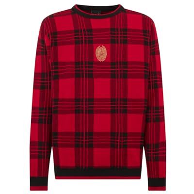 A.C. Milan Christmas Jumper, Soft and Comfortable Cotton Christmas Sweater, Official Product A.C. Milan Christmas Jumper, Soft and Comfortable Cotton Christmas Sweater, Official Product