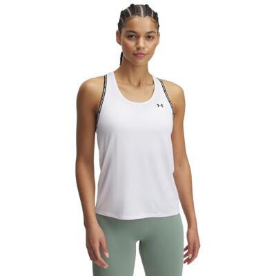 Under Armour Tech Knockout Tanktop - Women - White / Black - XXL Under Armour Tech Knockout Tanktop - Women - White / Black - XXL