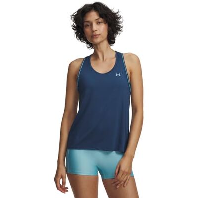 Under Armour Women's Tech Play Up Tank-Top Wham Blue/Blue Haze XS XS Under Armour Women's Tech Play Up Tank-Top Wham Blue/Blue Haze XS XS