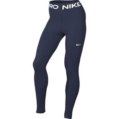 Nike Women's W Np 365 Tight Leggings, Midnight Navy/White, XS Nike Women's W Np 365 Tight Leggings, Midnight Navy/White, XS