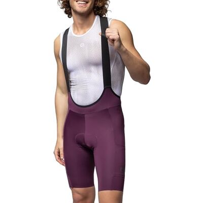 ALE' Alé Cycling Men's Off Road Gravel Gravel-Pro Bib Shorts, Prune, L ALE' Alé Cycling Men's Off Road Gravel Gravel-Pro Bib Shorts, Prune, L