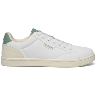 Kappa Tango 1.0 Trainers Unisex Dual Density White/Green Size 40 Low-cut trainer with synthetic upper, rubber sole and dual-density foam insole. Kappa Tango 1.0 Trainers Unisex Dual Density White/Green Size 40 Low-cut trainer with synthetic upper, rubber sole and dual-density foam insole.