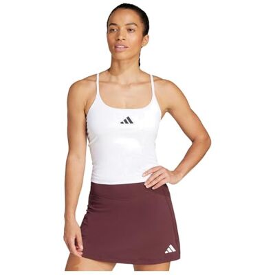 adidas Women Adult Optime Workout Tank with Integrated Light Support Bra XL White adidas Women Adult Optime Workout Tank with Integrated Light Support Bra XL White