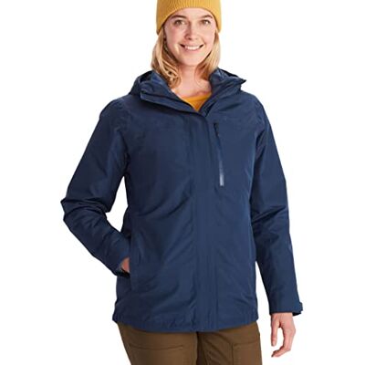 Marmot Women Wm's Ramble Component Jacket, Waterproof Jacket, Lightweight Hooded 3 in 1 Rain Jacket, Windproof Raincoat, Breathable Windbreaker for Running and Hiking, Arctic Navy, M Marmot Women Wm's Ramble Component Jacket, Waterproof Jacket, Lightweight Hooded 3 in 1 Rain Jacket, Windproof Raincoat, Breathable Windbreaker for Running and Hiking, Arctic Navy, M