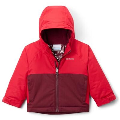 Columbia Youth Boys Alpine Action 3 Jacket, Ski Jacket, Rich Wine Melange/Mountain Red, M Columbia Youth Boys Alpine Action 3 Jacket, Ski Jacket, Rich Wine Melange/Mountain Red, M