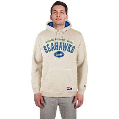 Seattle Seahawks Unisex NFL 3rd Down Hooded Pullover Classic Stone Official Team Colour Sweatshirt (Pack of 1) Seattle Seahawks Unisex NFL 3rd Down Hooded Pullover Classic Stone Official Team Colour Sweatshirt (Pack of 1)