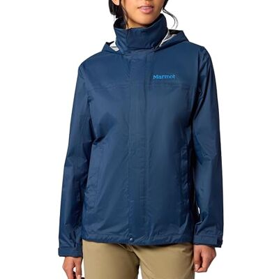 MARMOT Women's Wm's Precip Evo Jacket Waterproof Jacket, Lightweight Hooded Rain Jacket, Windproof Raincoat, Breathable Windbreaker, Ideal for Hiking and Cycling (pack of 1) MARMOT Women's Wm's Precip Evo Jacket Waterproof Jacket, Lightweight Hooded Rain Jacket, Windproof Raincoat, Breathable Windbreaker, Ideal for Hiking and Cycling (pack of 1)