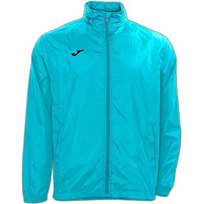 Joma Waterproof Raincoat with Hood, S 3XL Windbreaker with Pockets and Elastic Cuffs Iris Joma Waterproof Raincoat with Hood, S 3XL Windbreaker with Pockets and Elastic Cuffs Iris
