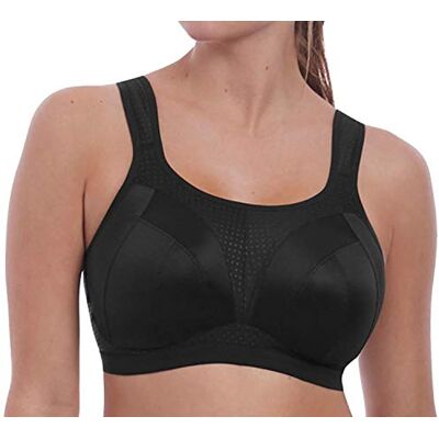Freya Women's Dynamic Wireless Sports Bra, Opaque, Jet, 40D Freya Women's Dynamic Wireless Sports Bra, Opaque, Jet, 40D