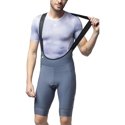 ALE' Alé Cycling Men's PR.E Magic Colour Bib Shorts, Steel, M ALE' Alé Cycling Men's PR.E Magic Colour Bib Shorts, Steel, M