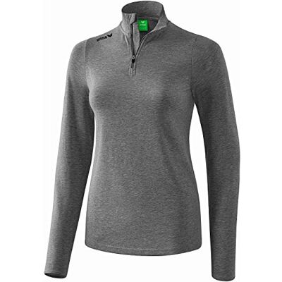 Erima Polo-Neck Jumper Grey Marl, Small Erima Polo-Neck Jumper Grey Marl, Small