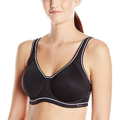Freya Womens-Sport Sports Bra Black 38GG US Freya Womens-Sport Sports Bra Black 38GG US
