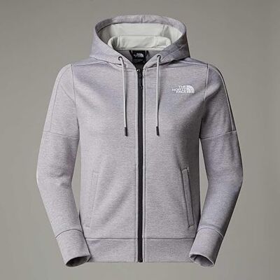 The North Face Women's Reaxion Fleece Full Zip Hooded Jacket, Tnf Light Grey Heather, L The North Face Women's Reaxion Fleece Full Zip Hooded Jacket, Tnf Light Grey Heather, L