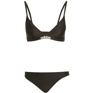 adidas Women's Padded 2-Way Straps Triangle Bikini Set, Black/White, 44 adidas Women's Padded 2-Way Straps Triangle Bikini Set, Black/White, 44