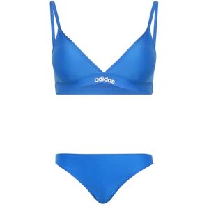 adidas Women's Padded 2-Way Straps Triangle Bikini Set, Glory Blue, 32 adidas Women's Padded 2-Way Straps Triangle Bikini Set, Glory Blue, 32