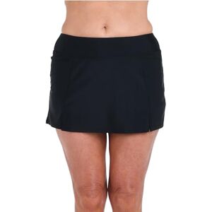 Maxine Of Hollywood Women's Side Slit Swim Skirt Swimsuit, Black, 12 Maxine Of Hollywood Women's Side Slit Swim Skirt Swimsuit, Black, 12