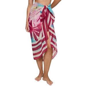 Triumph Women's Beach Mywear Pareo Swimwear Cover Up, Multicoloured (White/Pink), One Size Triumph Women's Beach Mywear Pareo Swimwear Cover Up, Multicoloured (White/Pink), One Size