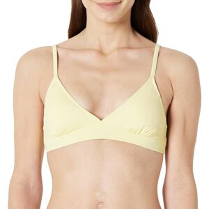 Amazon Essentials Women's Light-Support Classic Bikini Swimsuit Top, Light Yellow, 18 Amazon Essentials Women's Light-Support Classic Bikini Swimsuit Top, Light Yellow, 18