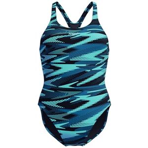 Speedo Women's Hyperboom Allover Medalist Swimsuit Quick Drying Fitness Chlorine Resistant Swimsuit, Dark Teal, 30 Speedo Women's Hyperboom Allover Medalist Swimsuit Quick Drying Fitness Chlorine Resistant Swimsuit, Dark Teal, 30