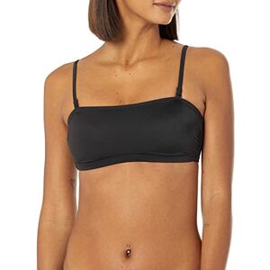 Amazon Essentials Women's Bandeau Swim Top, Washed Black, 12 Amazon Essentials Women's Bandeau Swim Top, Washed Black, 12