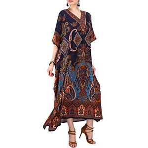 Miss Lavish London Ladies Kaftans Kimono Maxi Style Dresses Suiting Teens to Adult Women in Regular to Plus Size Blue 12-16 Miss Lavish London Ladies Kaftans Kimono Maxi Style Dresses Suiting Teens to Adult Women in Regular to Plus Size Blue 12-16