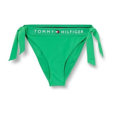 Tommy Hilfiger Women's Cheeky Side TIE Bikini UW0UW04497, Green, XL Tommy Hilfiger Women's Cheeky Side TIE Bikini UW0UW04497, Green, XL