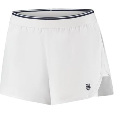 K-Swiss Women’s Hypercourt Short 8 – White Performance Tennis/Padel Shorts K-Swiss Women’s Hypercourt Short 8 – White Performance Tennis/Padel Shorts