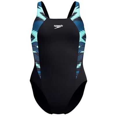 Speedo Women's Hyperboom Splice Muscleback Swimsuit Clasic Design Quick Drying Training FitneS Chlorine Resistant, Dark Teal, 28 Speedo Women's Hyperboom Splice Muscleback Swimsuit Clasic Design Quick Drying Training FitneS Chlorine Resistant, Dark Teal, 28