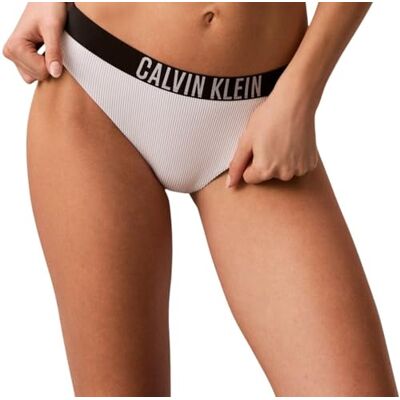 Calvin Klein Women’s Bikini Bottoms Ribbed, White (Classic White), M Calvin Klein Women’s Bikini Bottoms Ribbed, White (Classic White), M