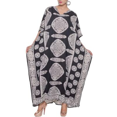 Goood Times Gypsie Blu Women Kaftan Dress Tunic Long Maxi Kimono Caftan Gown Nightdress Beach Party Casual Dress Goood Times Gypsie Blu Women Kaftan Dress Tunic Long Maxi Kimono Caftan Gown Nightdress Beach Party Casual Dress