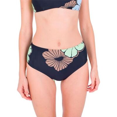 Hurley Bikini Bottom Women Big Bloom Hi Waist Pant Black Hurley Bikini Bottom Women Big Bloom Hi Waist Pant Black