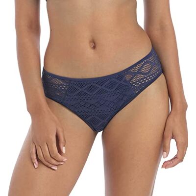 Freya Women's Sundance Crochet Hipster Swim Brief (3976) Bikini Bottoms, Denim, XL Freya Women's Sundance Crochet Hipster Swim Brief (3976) Bikini Bottoms, Denim, XL