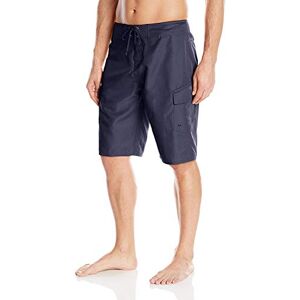 Quiksilver Men's Standard Manic 22 Inch Length Cargo Pocket Boardshort Swim Trunk Board Shorts, Navy Blazer, 34 Quiksilver Men's Standard Manic 22 Inch Length Cargo Pocket Boardshort Swim Trunk Board Shorts, Navy Blazer, 34