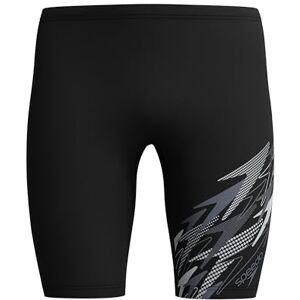 Speedo Men's Medley Logo Swim Jammer, Black, 28 Speedo Men's Medley Logo Swim Jammer, Black, 28
