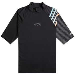 BILLABONG Contrast Short Sleeve UPF 50 Rash Vest Men Black BILLABONG Contrast Short Sleeve UPF 50 Rash Vest Men Black