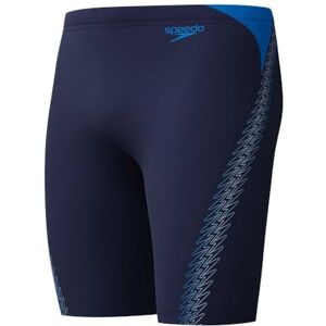 Speedo Men's Hyperboom Splice Jammer Swimming Trunks Quick Drying Training Fitness Chlorine Resistant Swimwear, Lagoon Blue/Celeste, 26 Speedo Men's Hyperboom Splice Jammer Swimming Trunks Quick Drying Training Fitness Chlorine Resistant Swimwear, Lagoon Blue/Celeste, 26