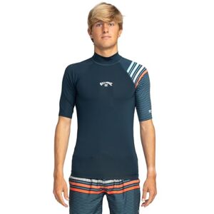 BILLABONG Contrast Short Sleeve UPF 50 Rash Vest Men Blue BILLABONG Contrast Short Sleeve UPF 50 Rash Vest Men Blue