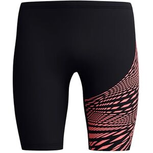 Speedo Men's Medley Logo Jammer Swim Practice Technical Fabric Athletic Design Swimwear, Coral Sands, 26 Speedo Men's Medley Logo Jammer Swim Practice Technical Fabric Athletic Design Swimwear, Coral Sands, 26