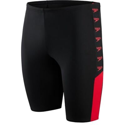 Speedo Men's Boom Logo Splice Jammer Jammer (Pack of 1) Speedo Men's Boom Logo Splice Jammer Jammer (Pack of 1)
