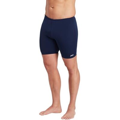 Zoggs Men's Jammer Swimming Trunks Chlorine-Proof, Quick-Drying, Ecolast+ Fabric Swim Fitness Training Jammer Navy Zoggs Men's Jammer Swimming Trunks Chlorine-Proof, Quick-Drying, Ecolast+ Fabric Swim Fitness Training Jammer Navy