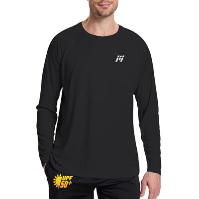 MEETWEE Men's UPF 50+ Swim Rash Guard Vest, Long Sleeve UV Sun Protection Shirts Swimming Tops, Quick Drying Lightweight Swim Shirt Watersport Outdoor MEETWEE Men's UPF 50+ Swim Rash Guard Vest, Long Sleeve UV Sun Protection Shirts Swimming Tops, Quick Drying Lightweight Swim Shirt Watersport Outdoor