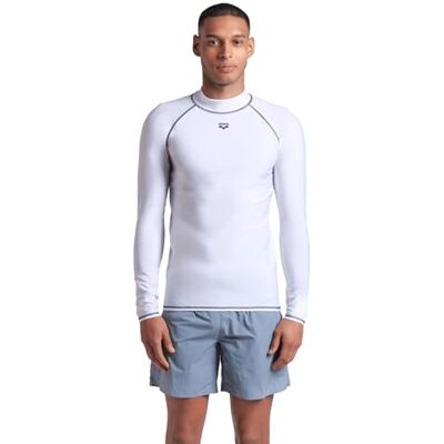 ARENA Men's Men's Rash Vest L/S Graphic Top (Pack of 1) ARENA Men's Men's Rash Vest L/S Graphic Top (Pack of 1)
