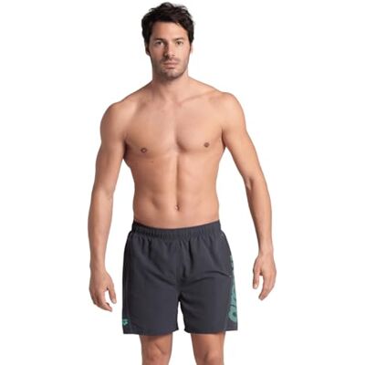 ARENA Fundamentals Logo Boxer Men's Swimwear for Beach and Pool, Swimwear Made of Soft Recycled Fabric with Quick Drying, Beach Boxer with Internal Mesh Briefs ARENA Fundamentals Logo Boxer Men's Swimwear for Beach and Pool, Swimwear Made of Soft Recycled Fabric with Quick Drying, Beach Boxer with Internal Mesh Briefs