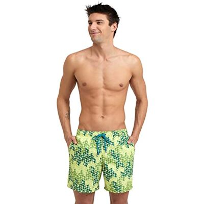 ARENA Men's Men's Beach Boxer Allover Board Shorts ARENA Men's Men's Beach Boxer Allover Board Shorts