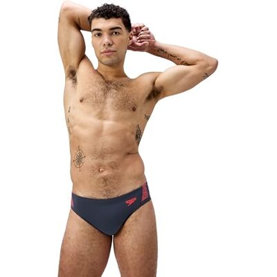Speedo Men's Hyperboom Splice 7cm Swim Briefs s Quick Drying Training Fitness Speedo Men's Hyperboom Splice 7cm Swim Briefs s Quick Drying Training Fitness