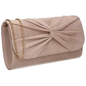 SwankySwans Women's Louise Clutch Bag, Nude, One Size SwankySwans Women's Louise Clutch Bag, Nude, One Size