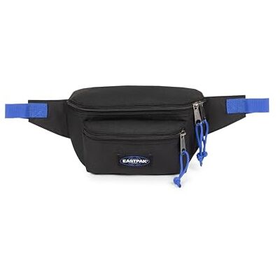 EASTPAK Doggy Bag Bum Bag – Lightweight Waist Pack with Secure Zip Compartments, Adjustable Belt, 4 L Capacity, 18 x 27 x 9 cm Kontrast Black Blue EASTPAK Doggy Bag Bum Bag – Lightweight Waist Pack with Secure Zip Compartments, Adjustable Belt, 4 L Capacity, 18 x 27 x 9 cm Kontrast Black Blue